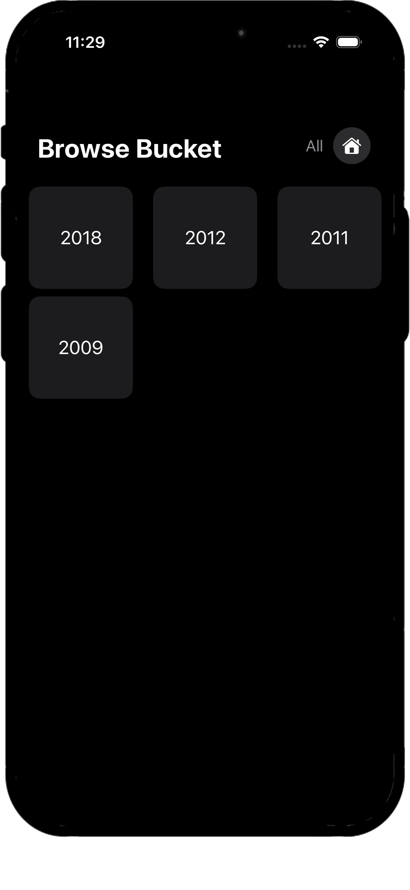 Folder Browse Screen